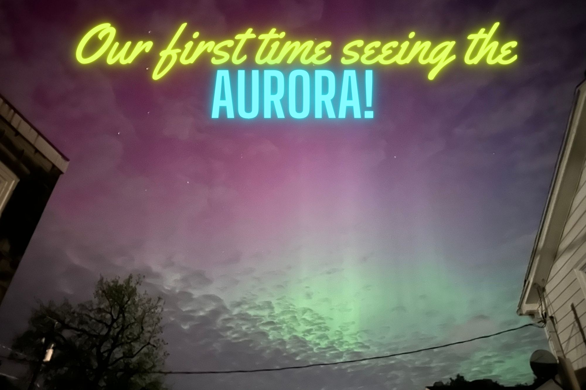 first time seeing the aurora